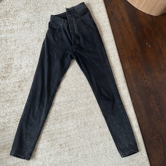 Y-Project asymmetric jeans - stonewash black - Picture 4 of 8